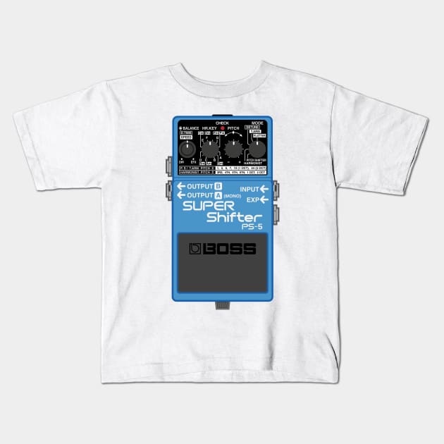 Boss PS-5 Super Shifter Guitar Effect Pedal Kids T-Shirt by conform